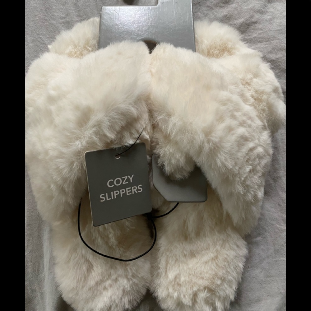 Fuzzy slippers
